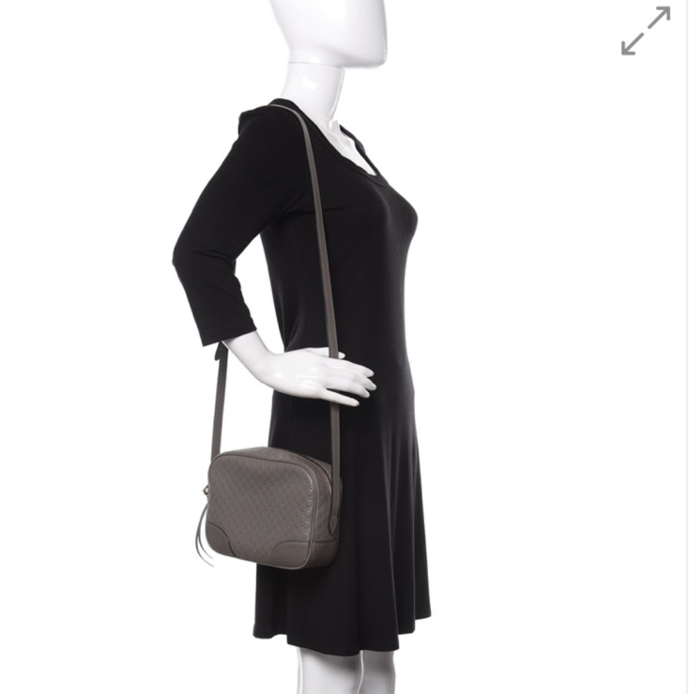 Brand New GUCCI Microguccissima Mini Bree Messenger Bag Grey - Picture 3 of 16